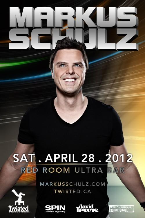 Twisted Productions present: MARKUS SCHULZ , Steve Krueger @ The Red Room Apr 28 2012 - May 6th @ The Red Room