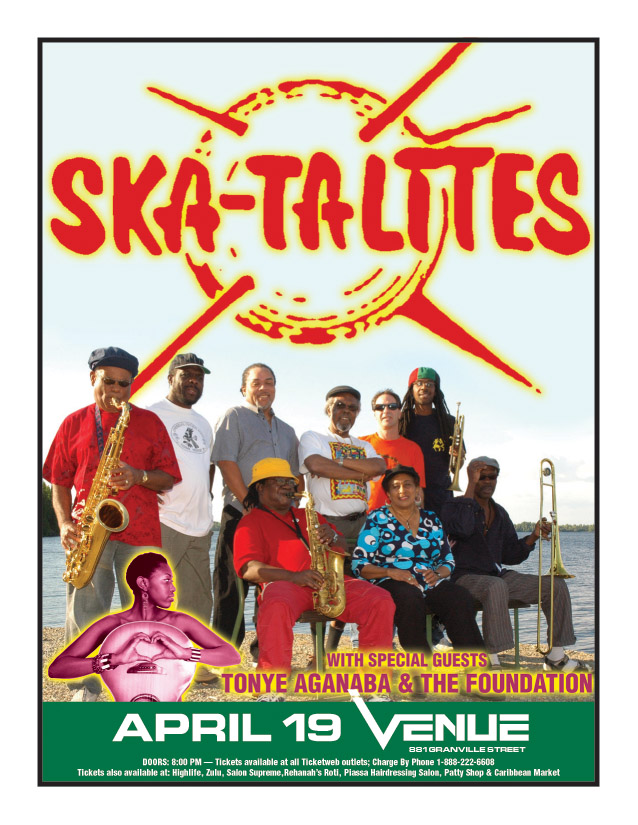 Skatalites in Vancouver!: THE SKATALITES, Tonye Aganaba & Foundation @ Venue Apr 19 2012 - May 8th @ Venue