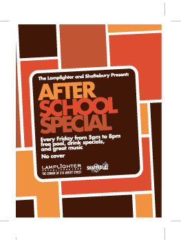 Afterschool Special  (every friday): Dj Sat @ The Lamplighter Mar 24 2006 - Jun 3rd @ The Lamplighter
