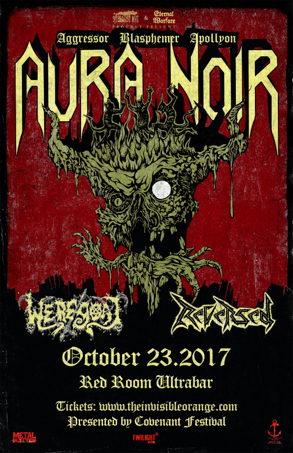 Aura Noir, Weregoat, Reversed @ The Red Room Oct 23 2017 - May 6th @ The Red Room