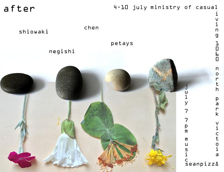 After @ ministry of casual living 1056A  north park Jun 22 2016 - Jul 15th @ ministry of casual living 1056A  north park