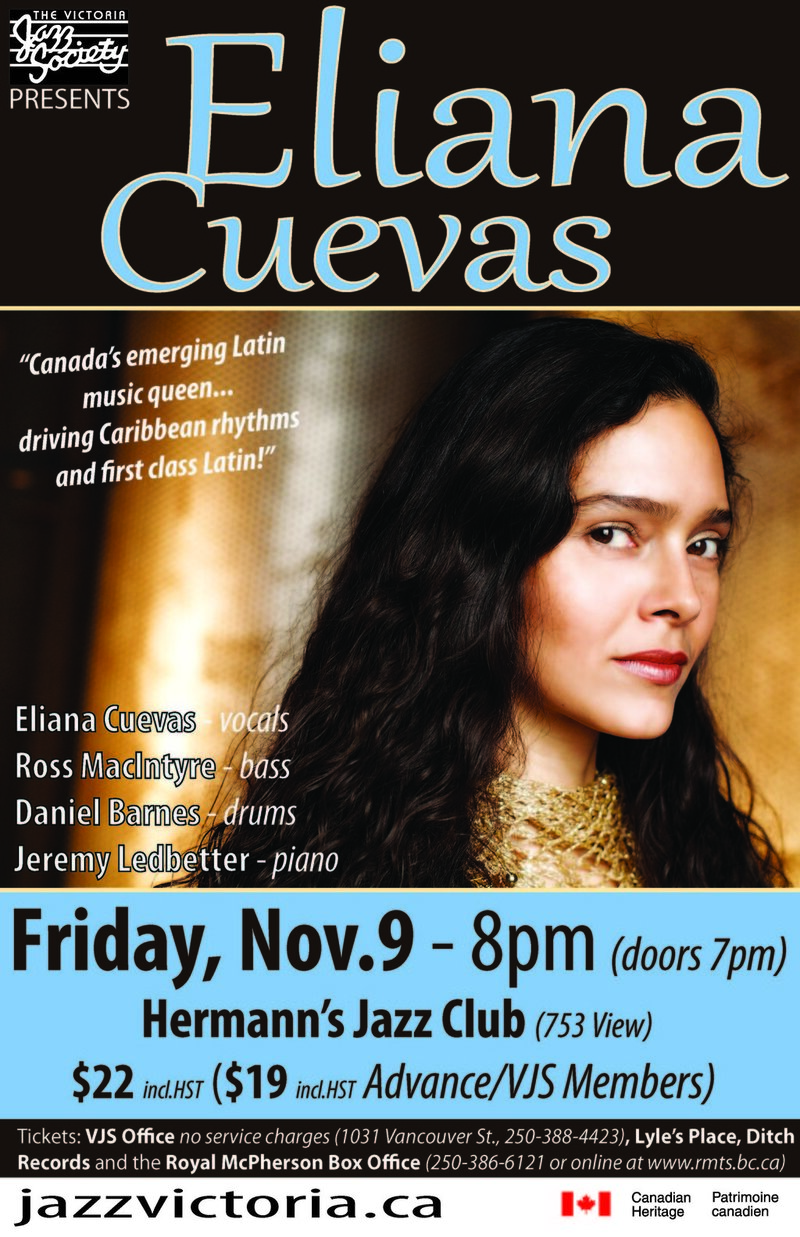 Eliana Cuevas @ Hermann's Jazz Club Nov 9 2012 - Jun 5th @ Hermann's Jazz Club