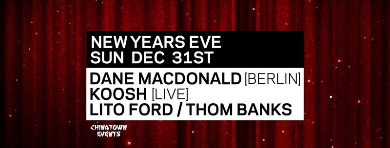 NYE w/: Thom Banks, KOOSH, Lito Ford, Mr. Moe, Dane @ Copper Owl Dec 31 2017 - Jun 4th @ Copper Owl