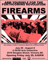 Fire Arms @ the fifty fifty arts collective Jul 29 2006 - Jun 5th @ the fifty fifty arts collective