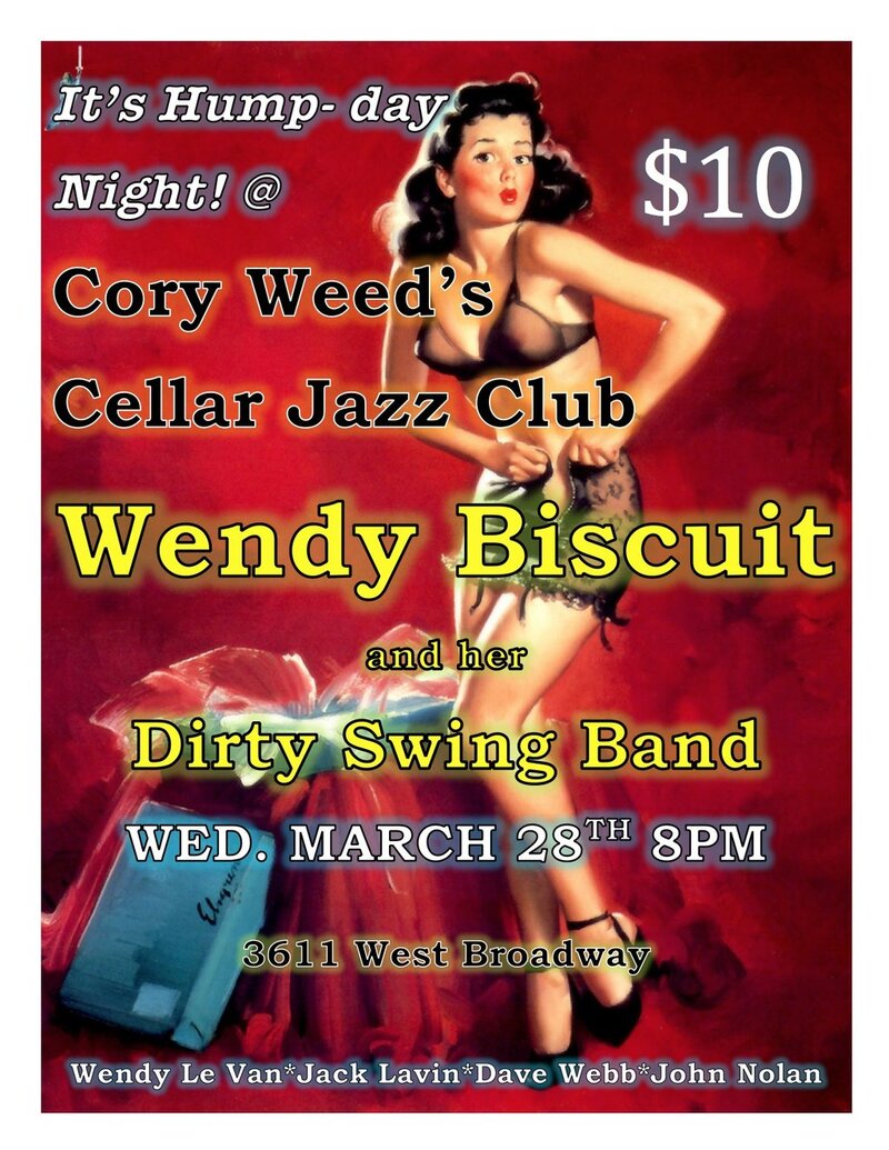 Wendy Biscuit @ The Cellar Restaurant/Jazz Club - Mar 28, 2012