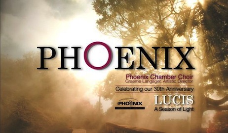 Lucis: Phoenix Chamber Choir's 30th Anniversary Concert: Phoenix Chamber Choir @ Shaughnessy Heights United Church - Nov 09, 2013