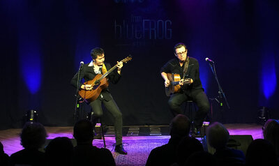 Guitar Twins: Paul Pigat, Diego el Twanguero @ Blue Frog Studios Apr 23 2017 - May 6th @ Blue Frog Studios