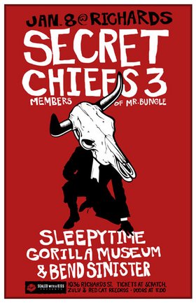 Secret Chiefs 3, , Sleepytime Gorilla Museum, Bend Sinister @ Richard's On Richards Jan 8 2006 - May 12th @ Richard's On Richards