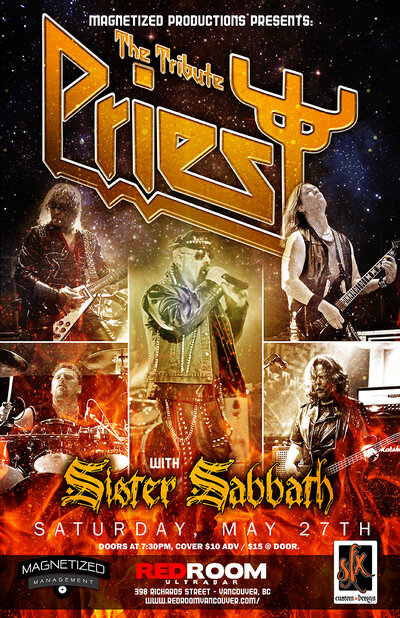 Priest The Tribute, Sister Sabbath @ The Red Room May 27 2017 - May 6th @ The Red Room