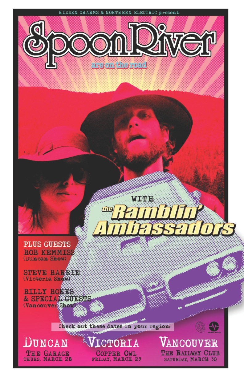 COPPER OWL presents:: Spoon River, The Ramblin' Ambassadors, Steve Barrie @ Copper Owl Mar 29 2013 - May 7th @ Copper Owl