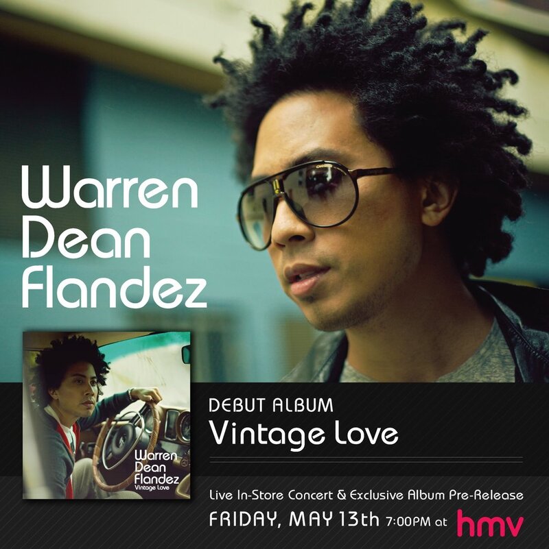 Warren Dean Flandez CD release: Warren Dean Flandez @ HMV Burrard - May 13, 2011