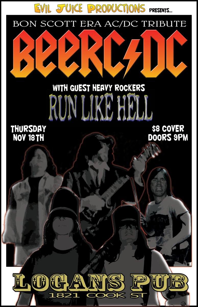 BEERC / DC, Run Like Hell @ Logan's Pub Nov 18 2010 - May 8th @ Logan's Pub