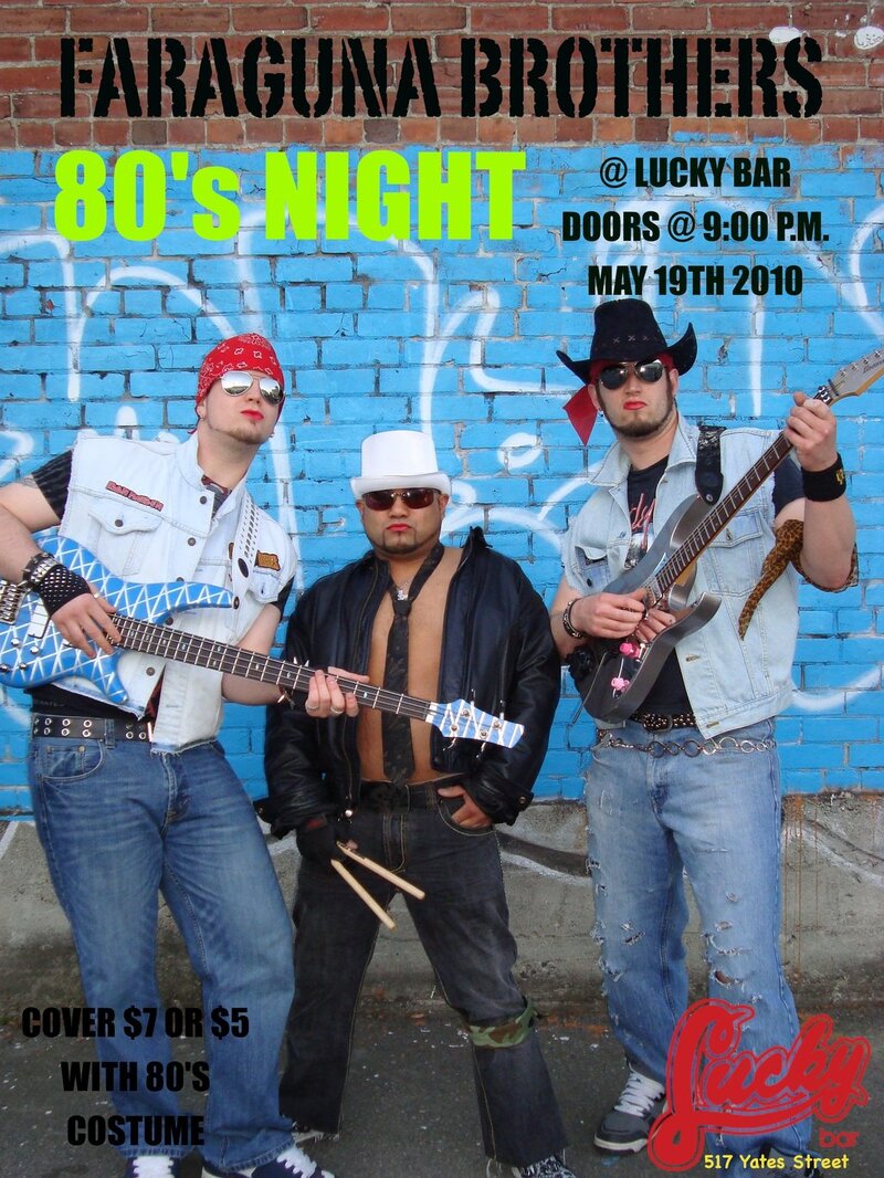 The Faraguna Brothers @ Lucky Bar May 19 2010 - May 8th @ Lucky Bar