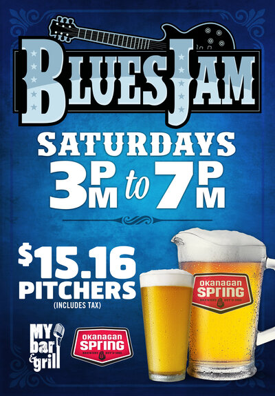 Weekly Blues Jam at My Bar: Summer and The Sinners @ My Bar and Grill Apr 6 2013 - Jun 15th @ My Bar and Grill
