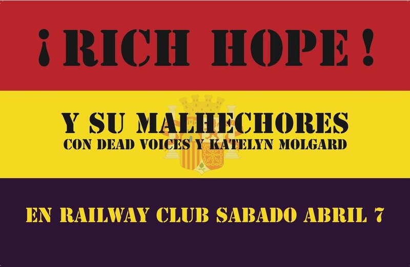 LATE SHOW: Rich Hope, DEAD VOICES, Katelyn Molgard @ Railway Club Apr 7 2012 - May 12th @ Railway Club
