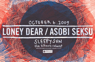 Loney Dear / Asobi Seksu, Loney Dear, Asobi Seksu, Sleepy Sun @ The Biltmore Cabaret Oct 6 2009 - May 6th @ The Biltmore Cabaret