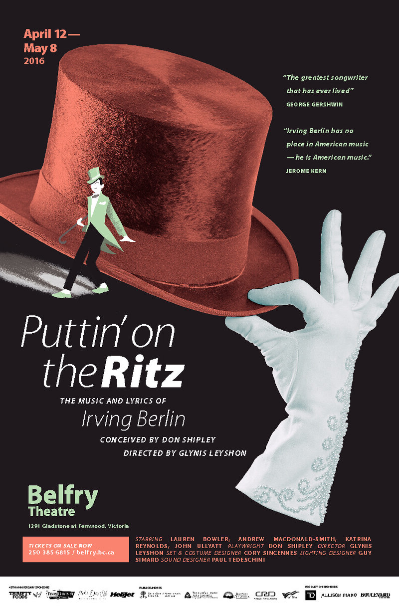 Puttin' on the Ritz @ Belfry Theatre May 8 2016 - Jun 16th @ Belfry Theatre