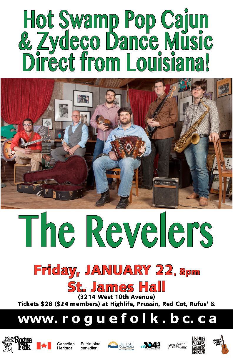 The Revelers @ St. James Community Hall Jan 22 2016 - Jun 23rd @ St. James Community Hall