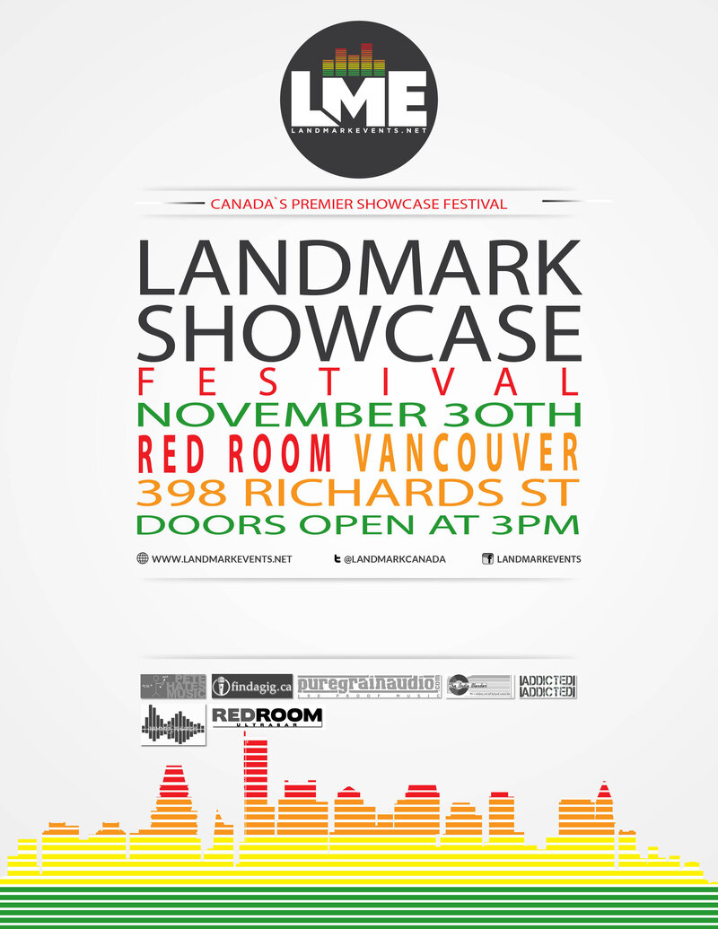 Landmark Events Showcase Festival at The Red Room: Rampant Lion, Dash, & More @ The Red Room Nov 30 2014 - May 6th @ The Red Room