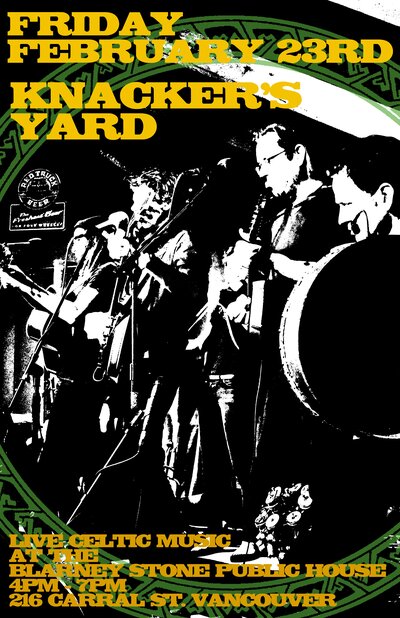 Live Celtic Music for Happy Hour!: Knacker's Yard @ Blarney Stone Feb 23 2018 - May 6th @ Blarney Stone