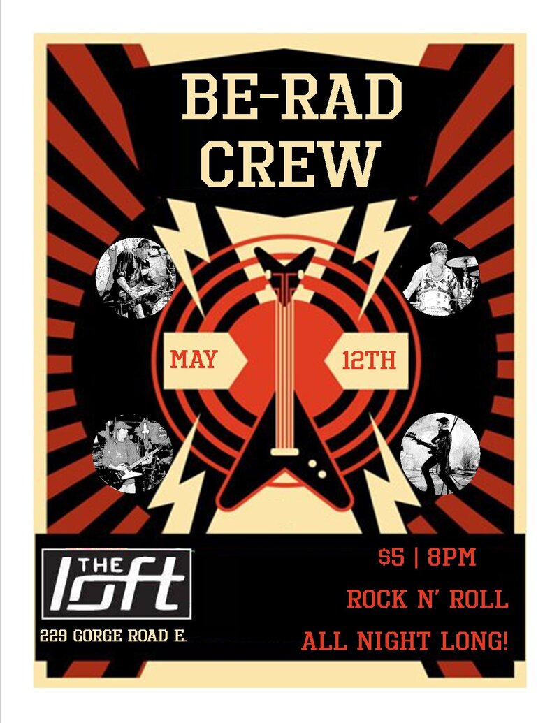 Be-Rad Crew: Be-Rad Crew @ The Loft (Victoria) May 12 2017 - Jun 10th @ The Loft (Victoria)