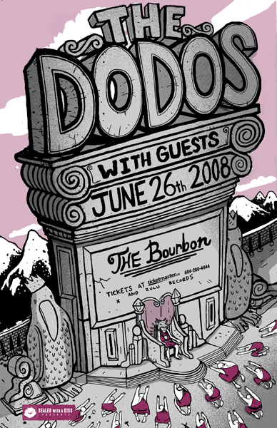 The Dodos, No Gold @ The Bourbon Jun 26 2008 - May 8th @ The Bourbon