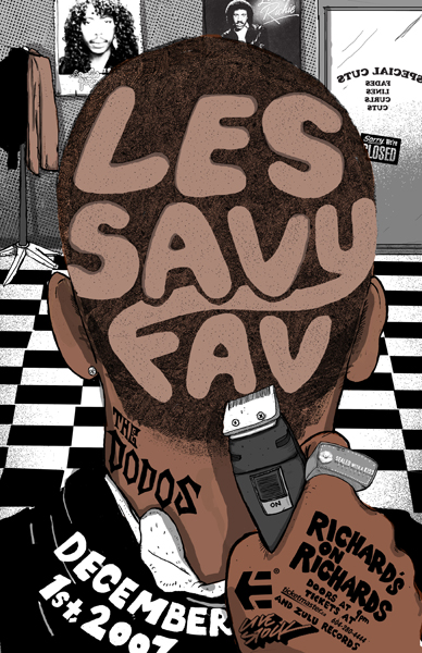 Les Savy Fav, The Dodos, The Safety Show @ Richard's On Richards Dec 1 2007 - May 8th @ Richard's On Richards