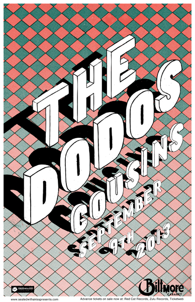 The Dodos, COUSINS @ The Biltmore Cabaret Sep 9 2013 - May 6th @ The Biltmore Cabaret
