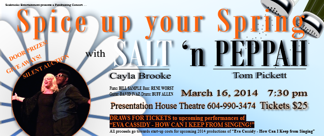 Cayla Brooke & Tom Pickett @ Presentation House Theatre/Studio Mar 16 2014 - May 7th @ Presentation House Theatre/Studio