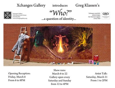 ARTIST TALK - Greg Klassen: Greg Klassen @ Xchanges Gallery Mar 21 2015 - Jun 16th @ Xchanges Gallery