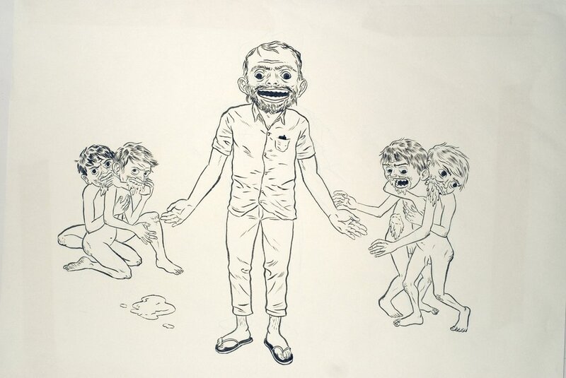 HAHA OHNO @ the fifty fifty arts collective Jun 10 2011 - Jun 3rd @ the fifty fifty arts collective