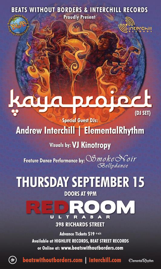 Kaya Project (DJ Set) @ The Red Room Sep 15 2016 - May 8th @ The Red Room