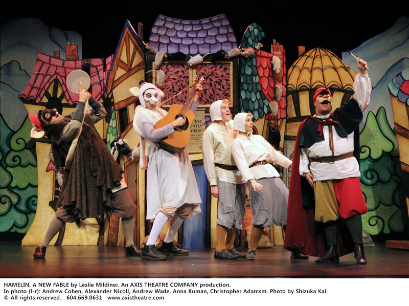HAMELIN, A NEW FABLE: Axis Theatre @ The Farquhar at UVic Jan 15 2017 - Jun 10th @ The Farquhar at UVic