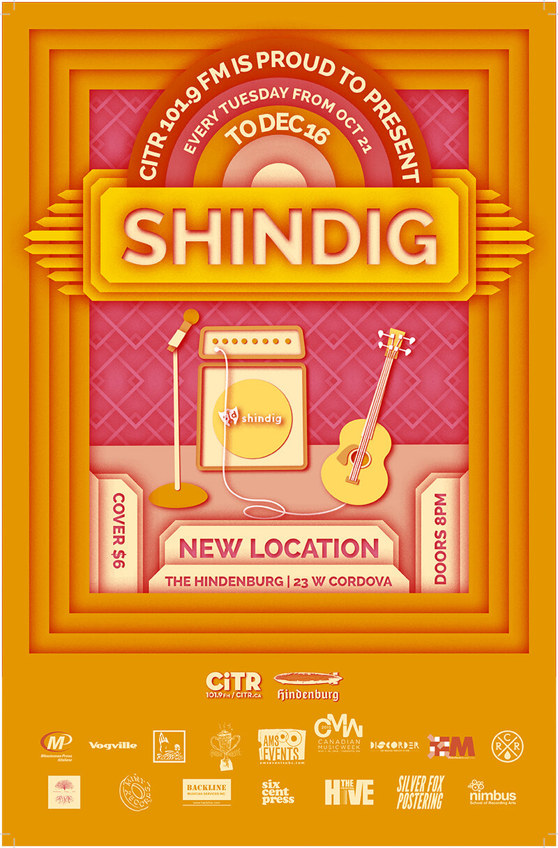 CiTR presents Shindig Night #6: Alea Rae, POLES, Scotty P and The Virgins @ The Hindenburg Nov 25 2014 - May 5th @ The Hindenburg