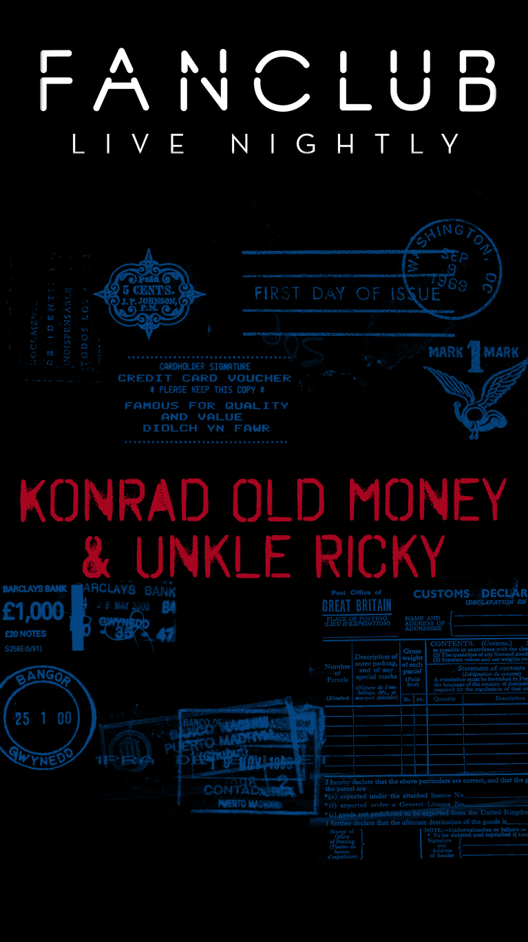 "Making your girlfriend slutty": KONRAD OLDMONEY,  UNKLE RICKY @ Vancouver FanClub Oct 18 2014 - Jun 12th @ Vancouver FanClub