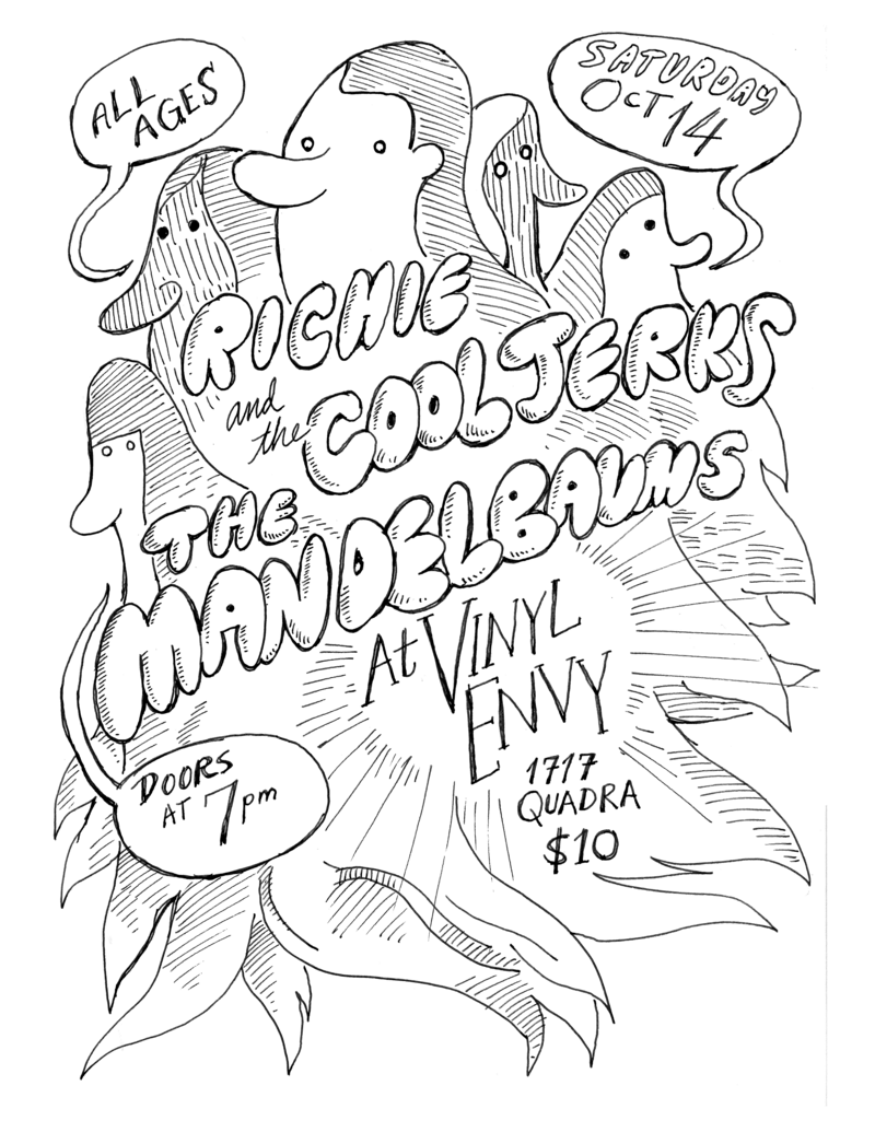 Richie and the Cool Jerks, THE MANDLEBAUMS  @ Vinyl Envy Oct 14 2017 - May 9th @ Vinyl Envy
