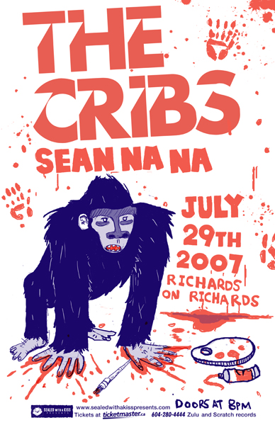 The Cribs, Sean Na Na @ Richard's On Richards Jul 29 2007 - May 25th @ Richard's On Richards