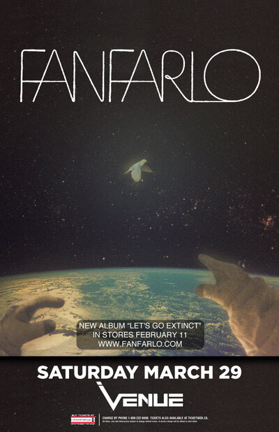 Fanfarlo @ Venue Mar 29 2014 - Jun 15th @ Venue