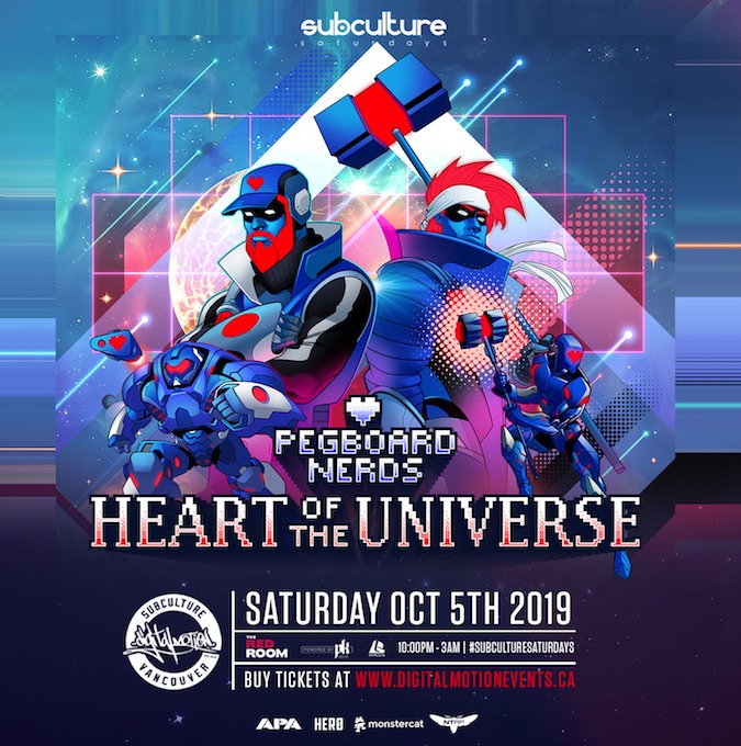 Heart of the Universe: Pegboard Nerds @ The Red Room Oct 5 2019 - Jun 13th @ The Red Room