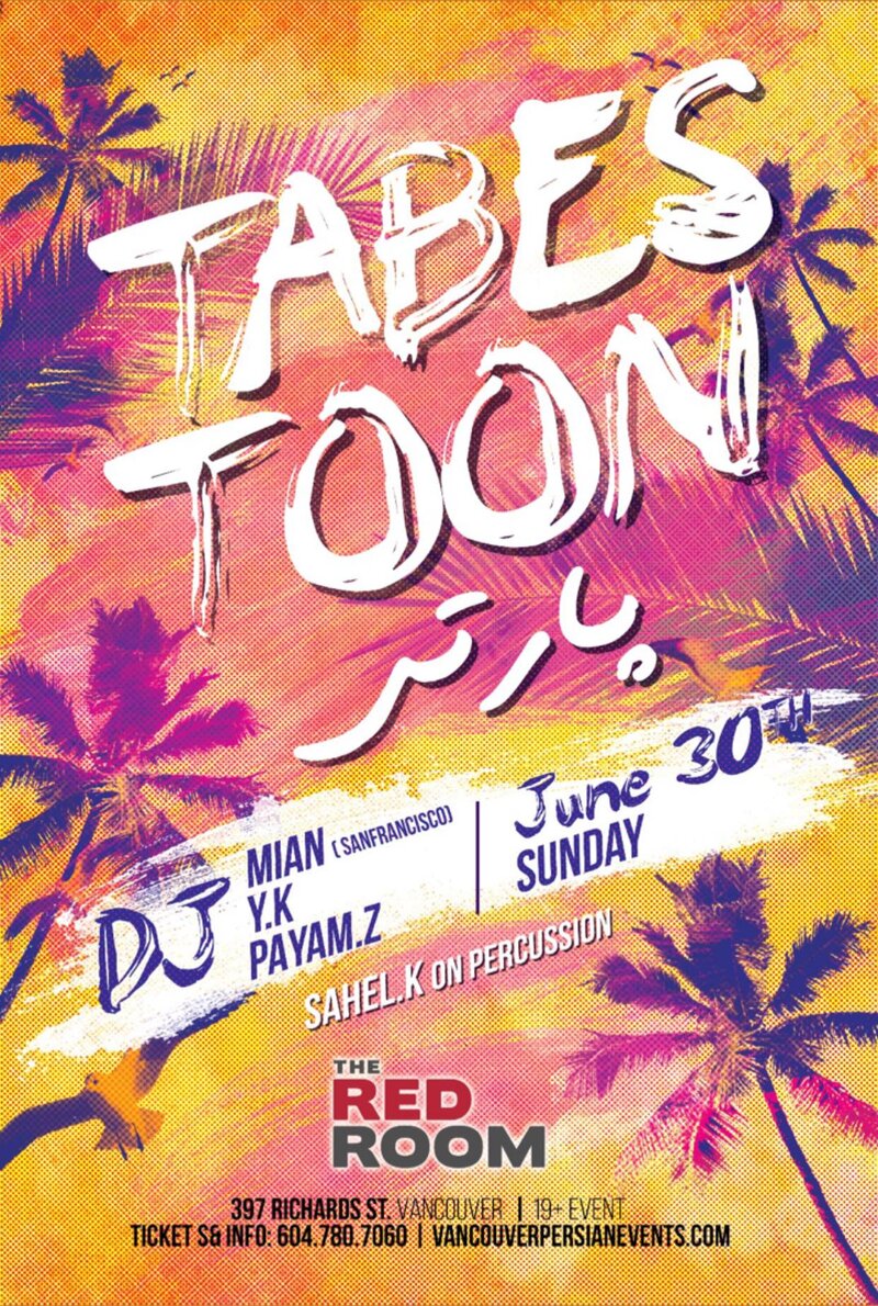 Tabestoon Party @ The Red Room Jun 30 2019 - Jun 16th @ The Red Room