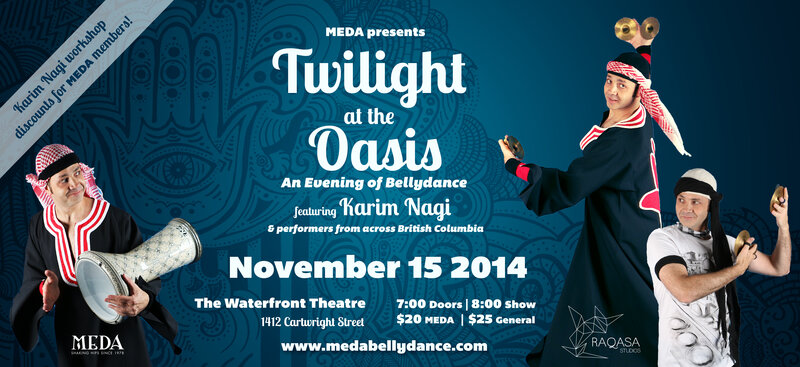Twilight at the Oasis: Karim Nagi @ Waterfront Theatre - Nov 15, 2014