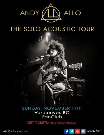 A Solo Performance by Prince's Guitarist: Andy Allo, Tonye Aganaba @ Vancouver FanClub Nov 17 2013 - Jun 16th @ Vancouver FanClub
