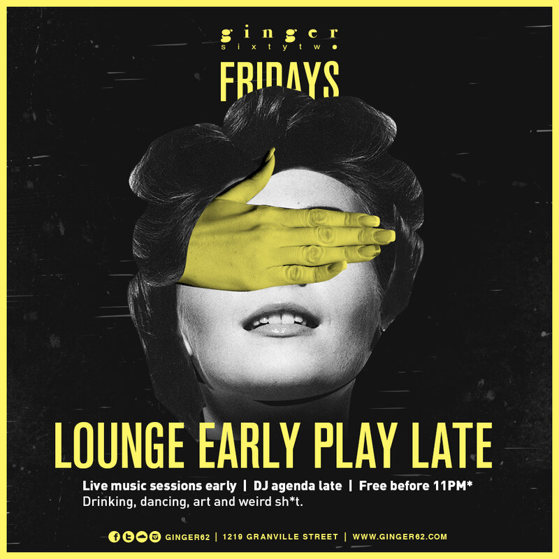 #loungeEARLY #playLATE: Omar Khan (LIVE) @ Ginger 62 Jan 31 2014 - May 8th @ Ginger 62