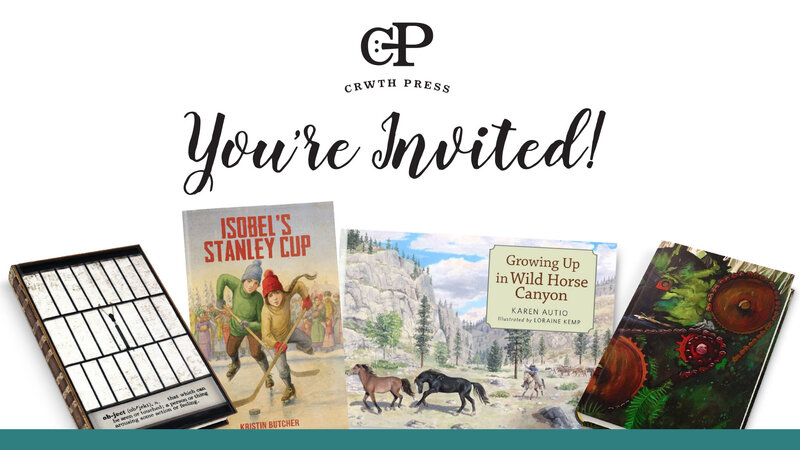 Crwth Press Launch Party @ Victoria Event Centre Oct 1 2018 - Jul 4th @ Victoria Event Centre