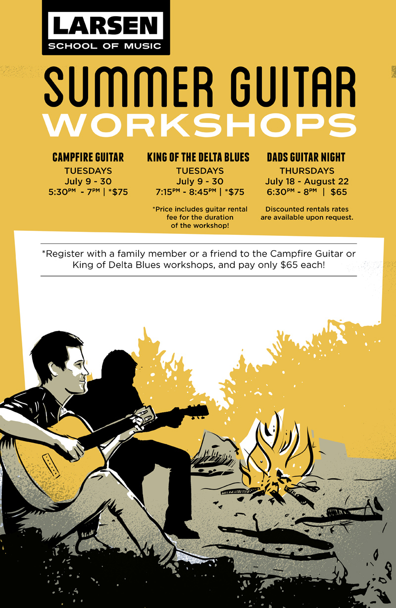 Guitar Dads workshop with Ben Tassell: Larsen School of Music @ Larsen School Of Music Jul 18 2013 - May 17th @ Larsen School Of Music