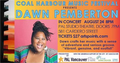 Dawn Pemberton @ PAL Studio Theatre Aug 24 2018 - May 10th @ PAL Studio Theatre