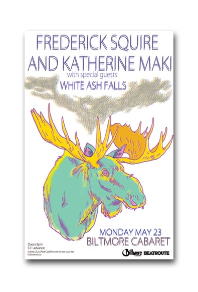 Frederick Squire, Katherine Maki, White Ash Falls @ The Biltmore Cabaret May 23 2011 - May 13th @ The Biltmore Cabaret