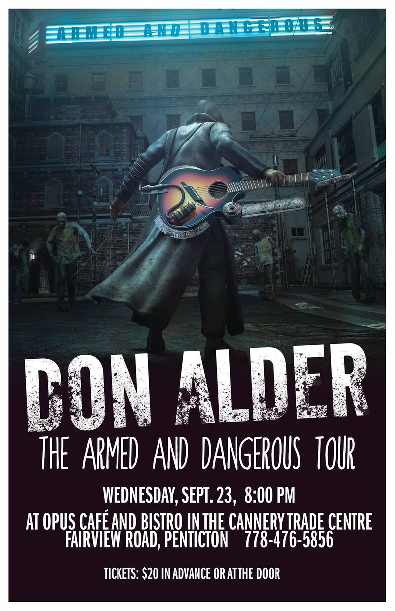 Western Canada Shows: Don Alder @ Opus Cafe - Sep 23, 2015
