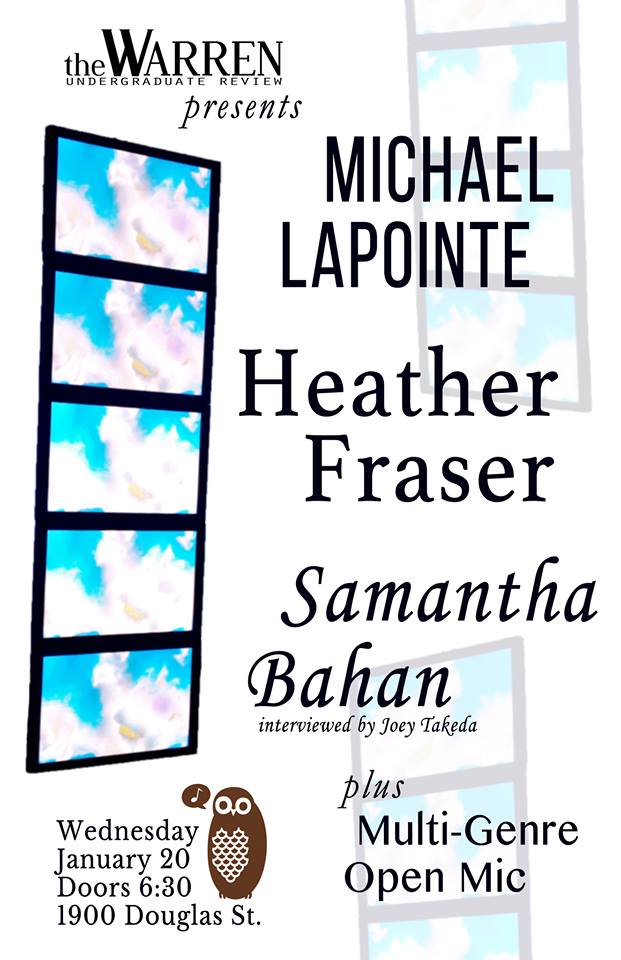 The Rabbit Hole with: MICHAEL LAPOINTE, HEATHER FRASER, SAMANTHA BAHAN @ Copper Owl Jan 20 2016 - Jun 7th @ Copper Owl