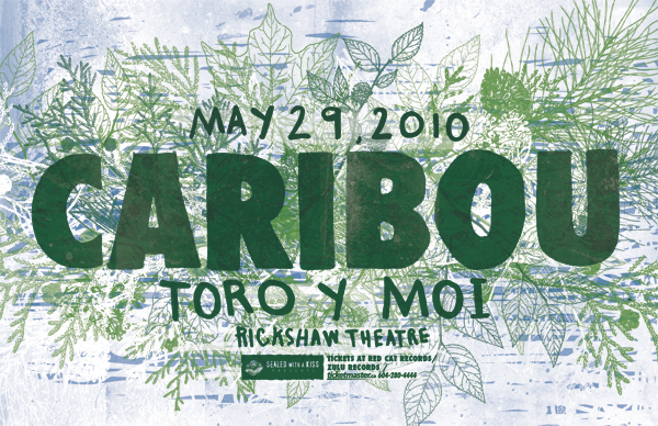 Caribou, Toro Y Moi @ Rickshaw Theatre May 29 2010 - May 13th @ Rickshaw Theatre
